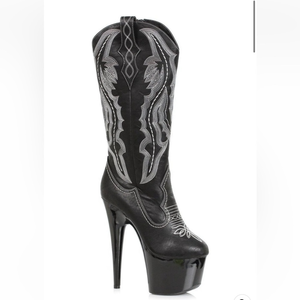 Ellie Shoes 709-Dallas Stiletto Heel Cowboy Boots Womens Western Boots